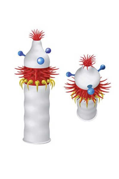 Стимулирующая насадка-презерватив "Luxe Аризонский Бульдог" 