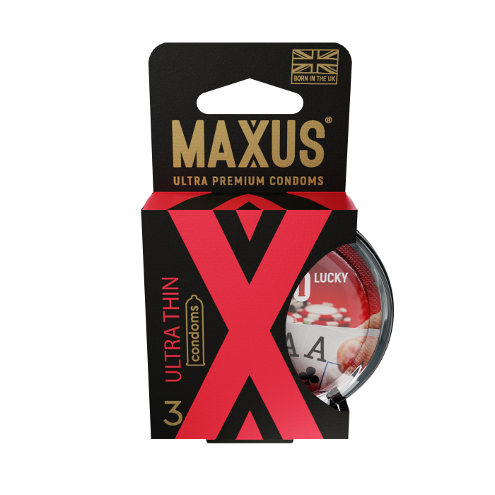 Презервативы "Maxus Ultra Thin" ультратонкие, 3шт 